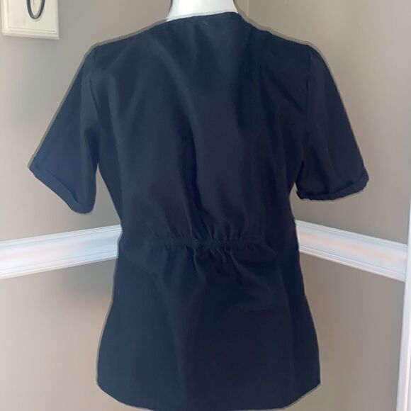 Cherokee Black Scrub Top - Picture 5 of 8